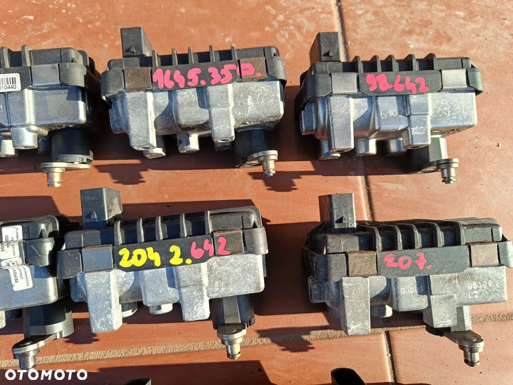 MERCEDES W211 W219 W221 W164 3.0 V6 CDI NASTAWNIK STEROWNIK TURBOSPRĘŻARKI TURBO G-013 G-219 G-001 - 5