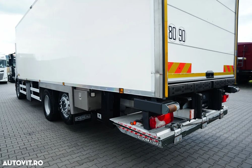 Scania P 320 / FRIGORIFER / 6X2 / CAMION SOLO 9 M / TRANSPORT SUPRA 1250 MT / MULTIMEMBRU / 3000 KG RIDICARE / AXĂ RIDICATĂ / AUTOMATĂ / EURO 6 - 9