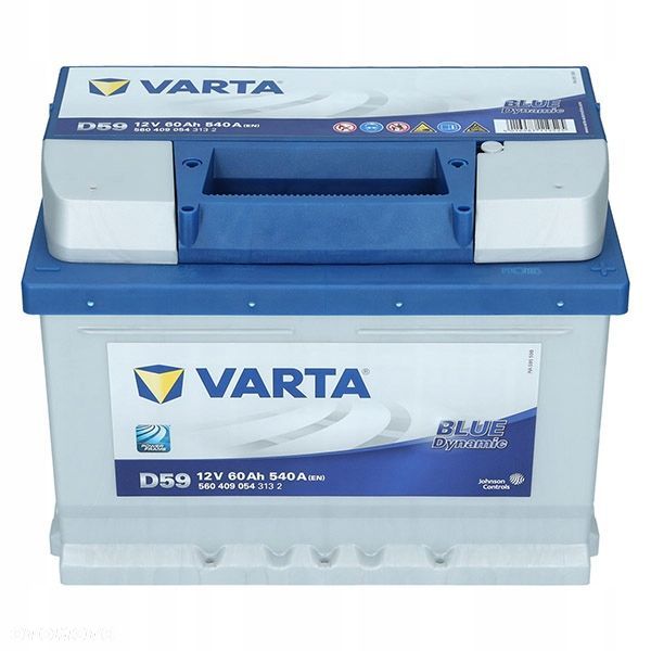 AKUMULATOR VARTA BLUE DYNAMIC 60AH 540A D59 P - 2