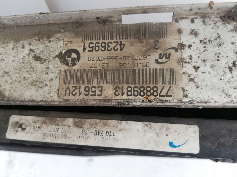 Chłodnica Wody Intercooler Klima Komplet BMW E90 E91 2.0 D M47 163KM - 2