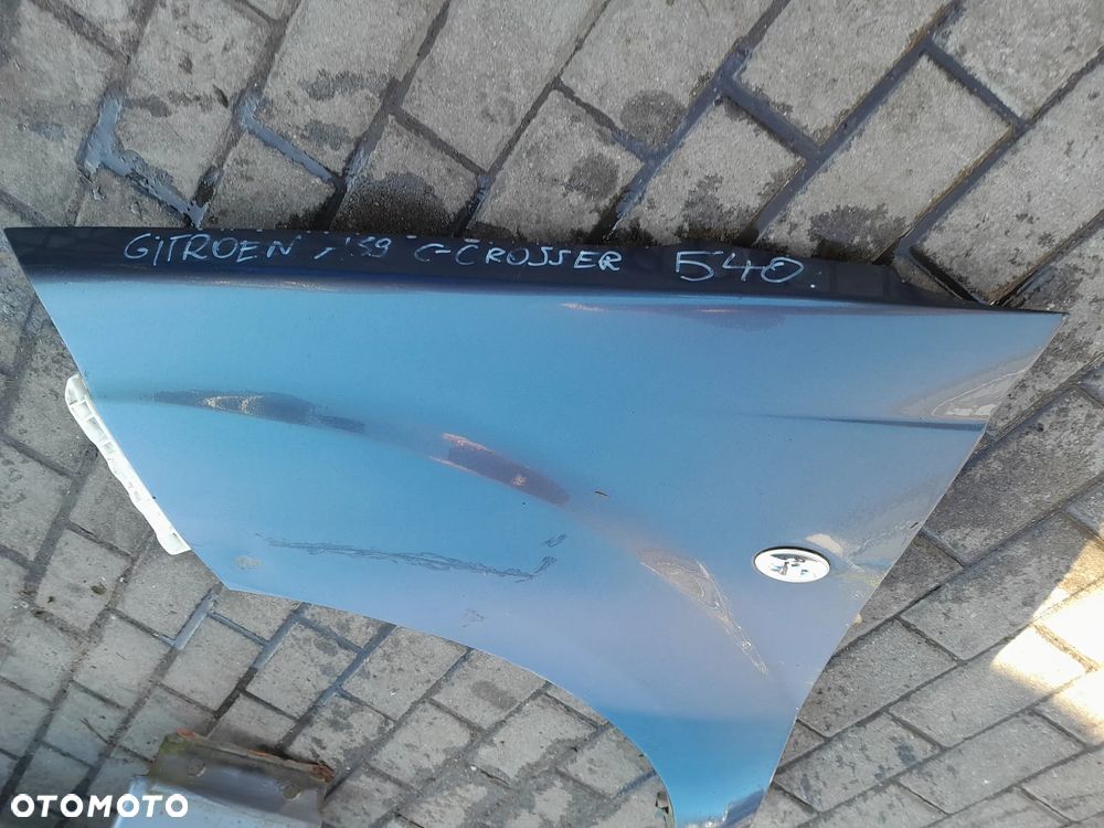CITROEN C-CROSSER BŁOTNIK LEWY PRZEDNI LEWY PRZÓD KOLOR: A39
