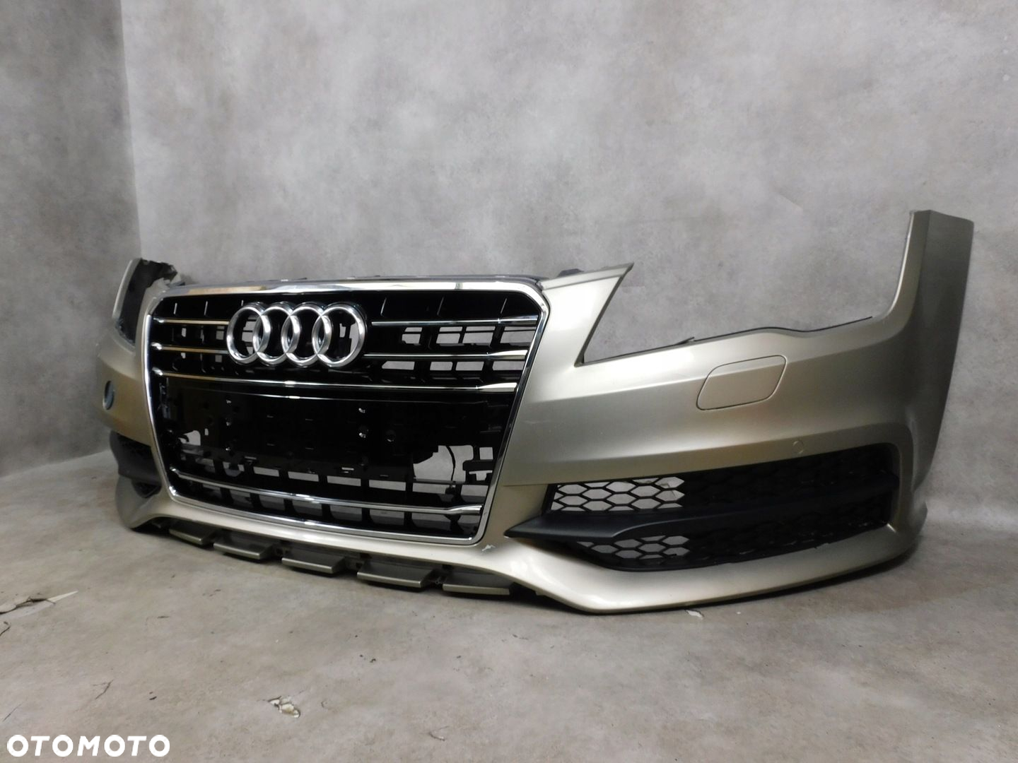 AUDI A7 C7 4G8 S LINE ZDERZAK PRZÓD PRZEDNI KOMPLETNY PRZED LIFT 4XPDC - 3