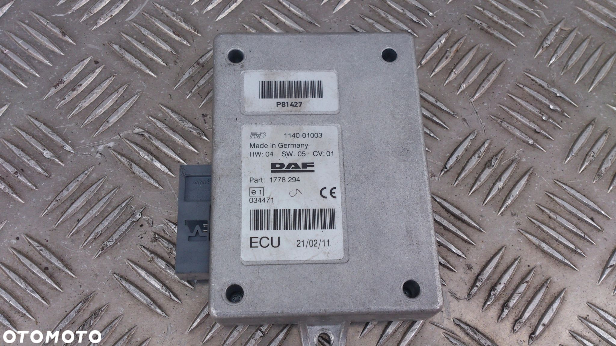 KOMPUTER STEROWNIK KASETA ECU DAF XF 105 - 2