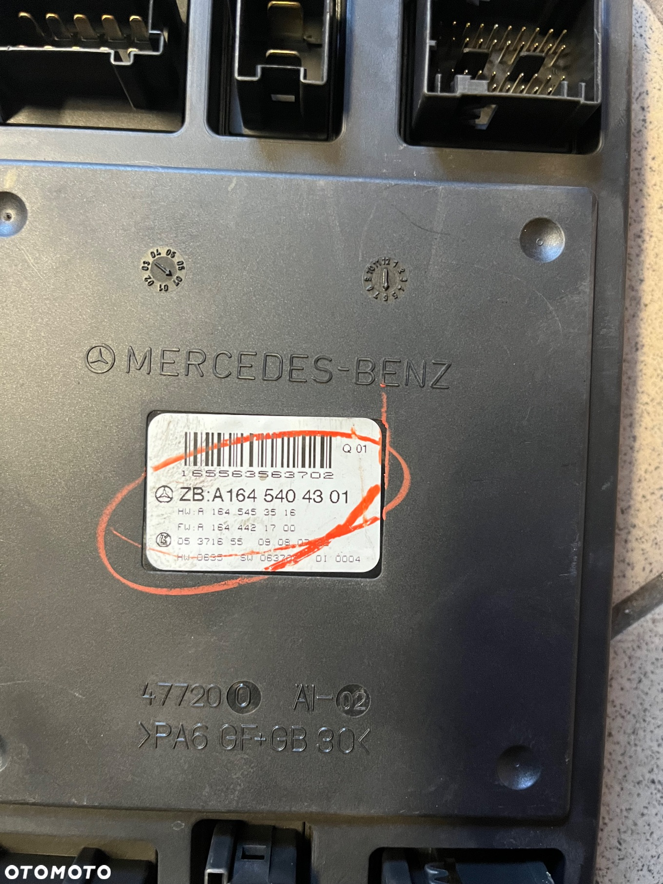Moduł Sam Mercedes R Klasa w251 ML w164 A1645404301 - 3