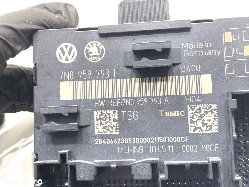 MODUŁ DRZWI PRZÓD LEWY  VW SHARAN (7N1, 7N2) 2010 - 2022 2.0 TDI 103 kW [140 KM] olej napędowy - 4