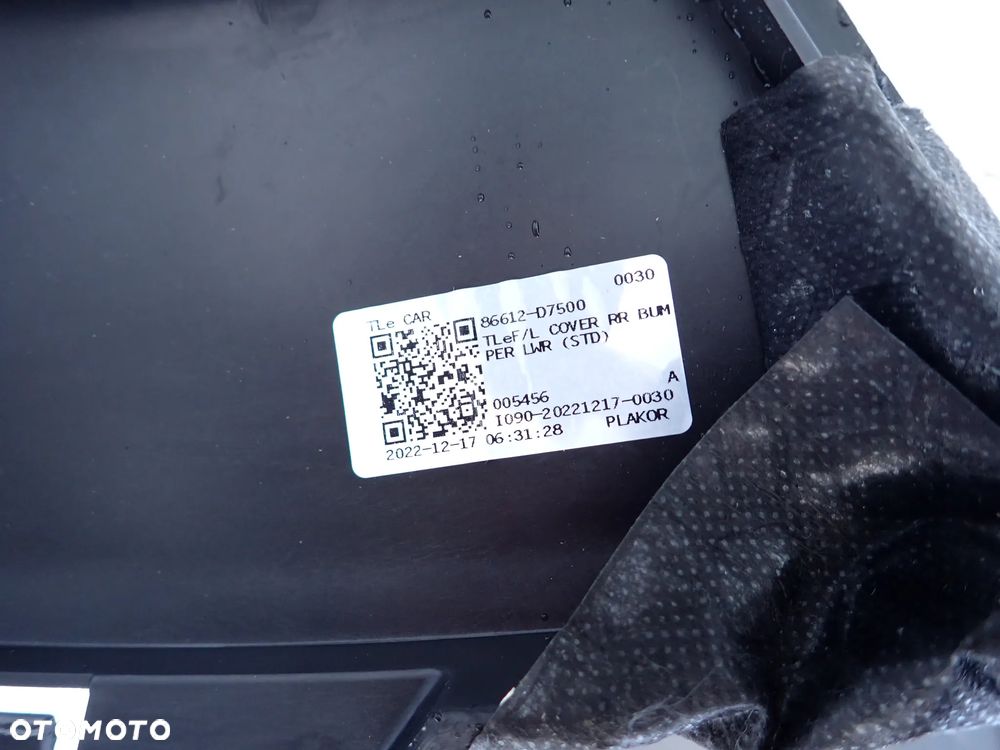 HYUNDAI TUCSON III FL SPOILER DOKŁADKA ZDERZAKA TYŁ TYLNA 86612-D7500 - 4
