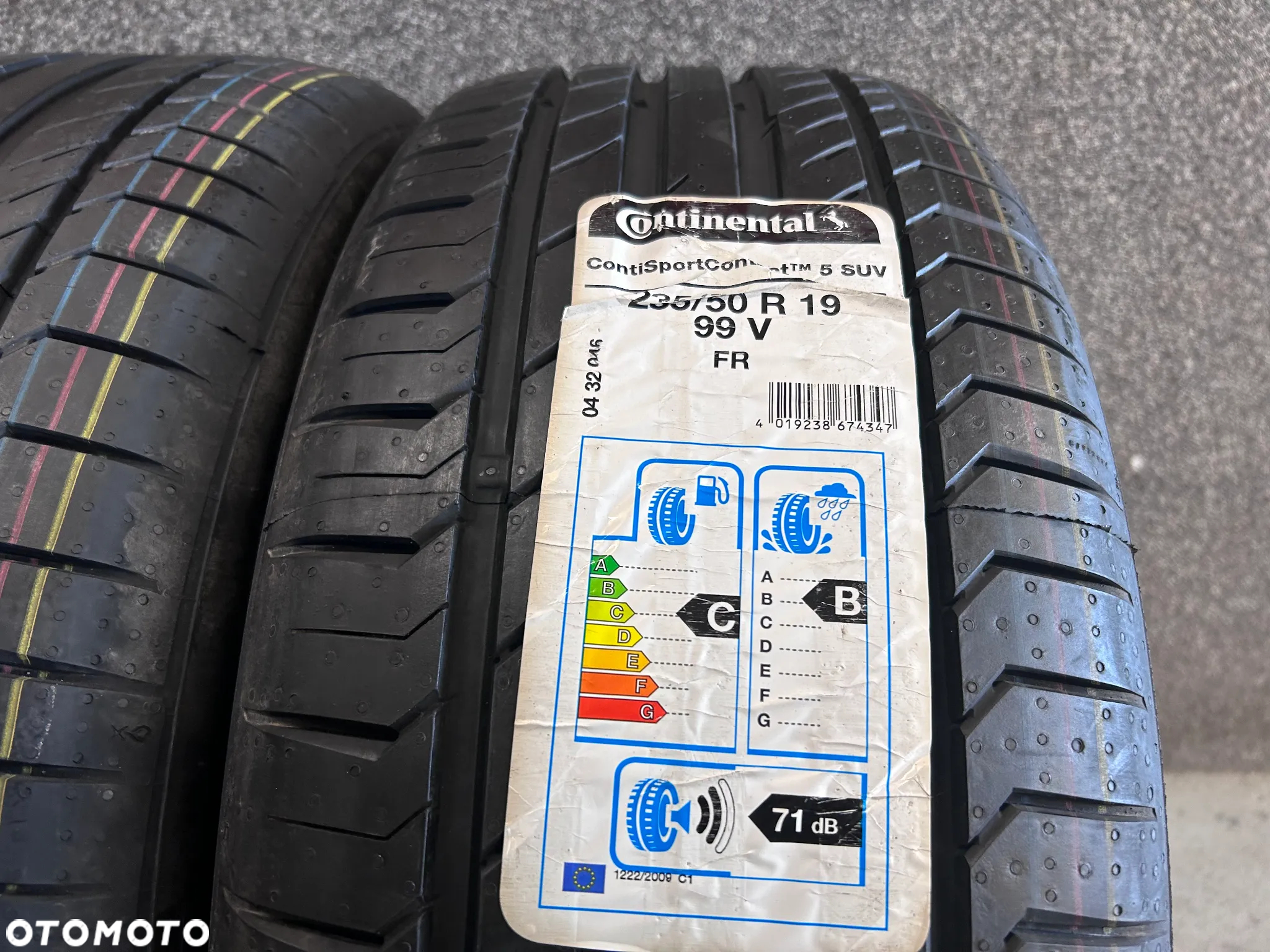 Opony Letnie Continental ContiSportContact 5 235/50/19 99V 2szt. Nowe! - 3