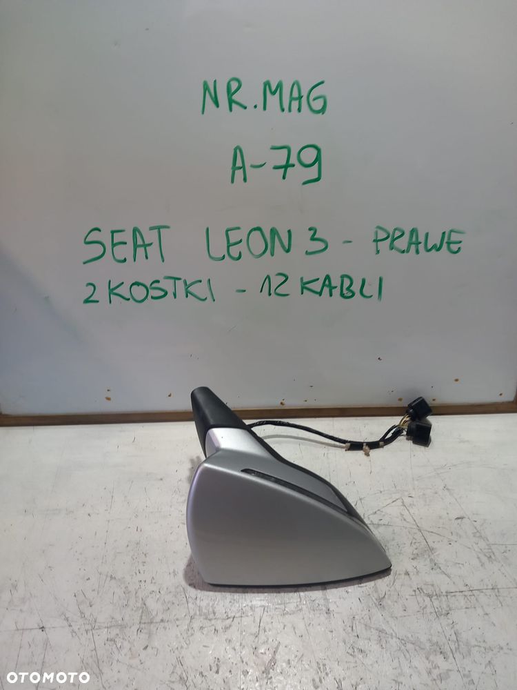 LUSTERKO PRAWE SEAT LEON III 12 KABLI 2 WTYCZKI - 3