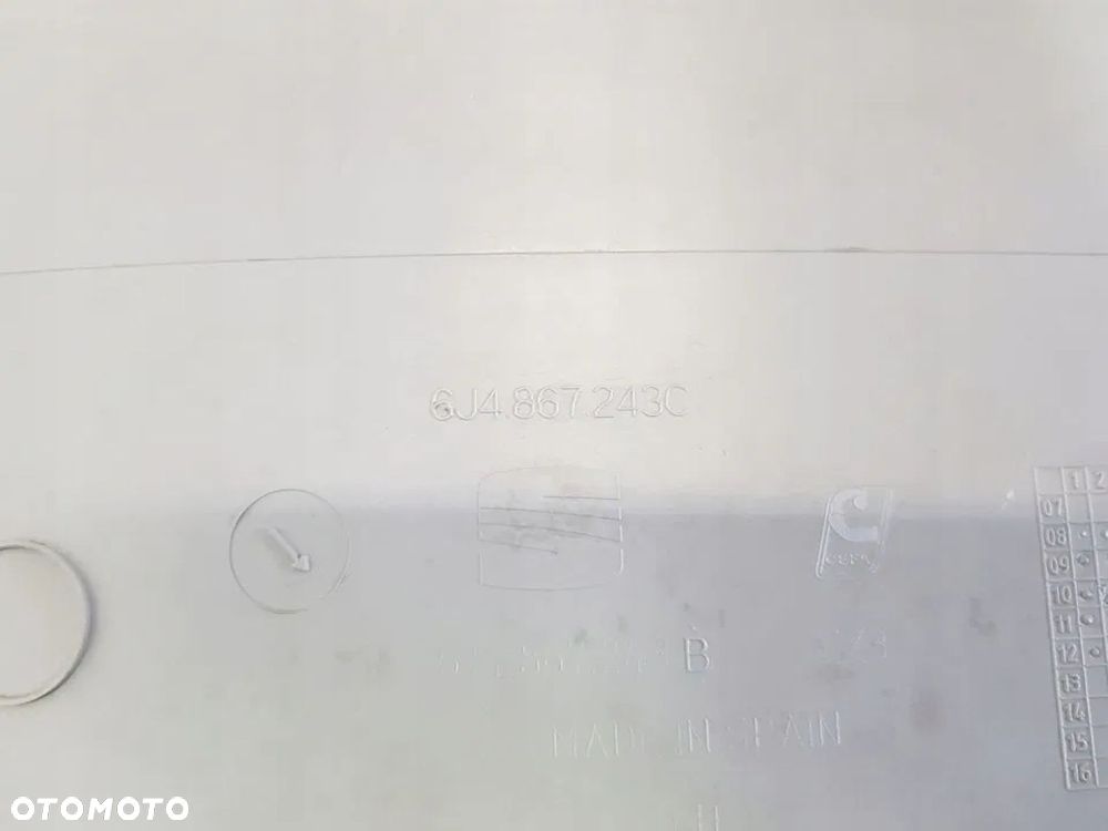 OSŁONA POSZYCIE OBUDOWA SŁUPKA LEWY ŚRODKOWY SEAT IBIZA IV 5D HB - 3