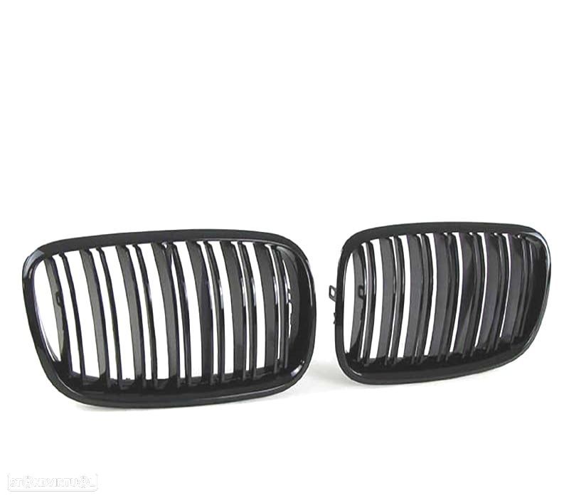 GRELHAS BMW X5 X6 E70 E71 07-14 LOOK M PRETO BRILHANTE - 2