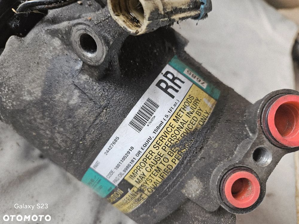 Sprężarka pompa kompresor klimatyzacji Opel Corsa C 1,0 12V 1,2 24427685 RR - 4