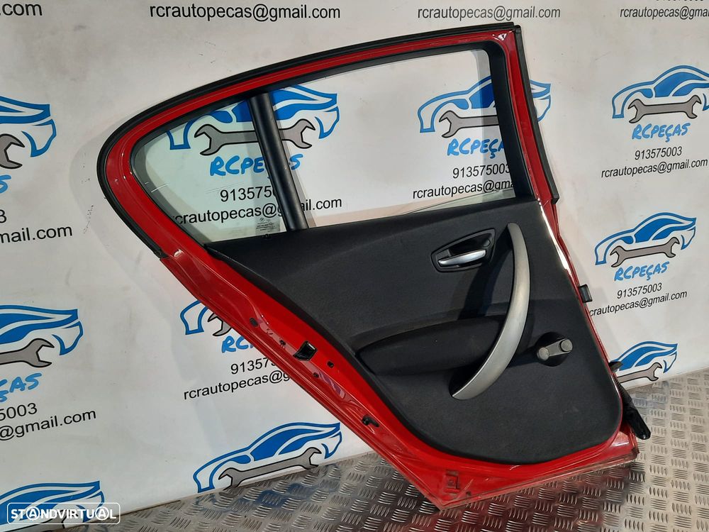 PORTA PORTAS TRASEIRA TRÁS ESQUERDA BMW 41527191017 7191017 BMW SERIE 1 E87 FECHO ELEVADOR MOTOR PUXADOR VIDRO - 8