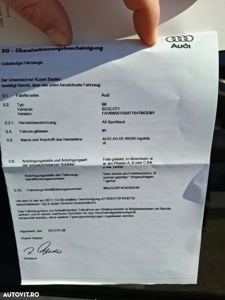 Audi A5 ack 2.0 TDI Multitronic - 15