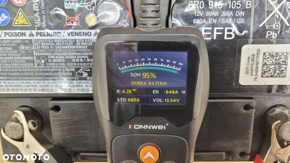 AKUMULATOR VW 69AH 680A 2018 ROK - 2