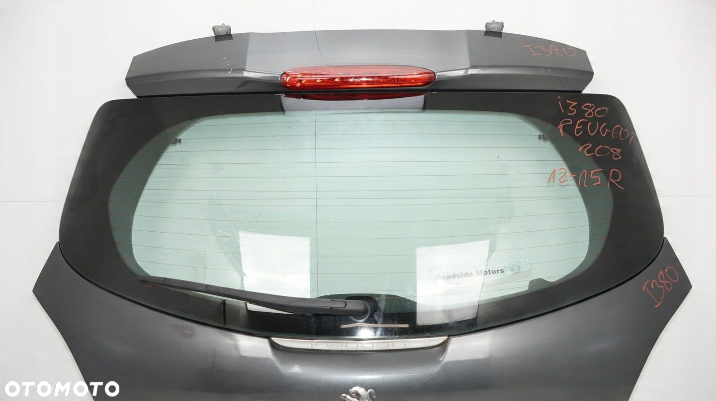 KLAPA BAGAŻNIKA TYŁ PEUGEOT 208 I 12-15R - 4