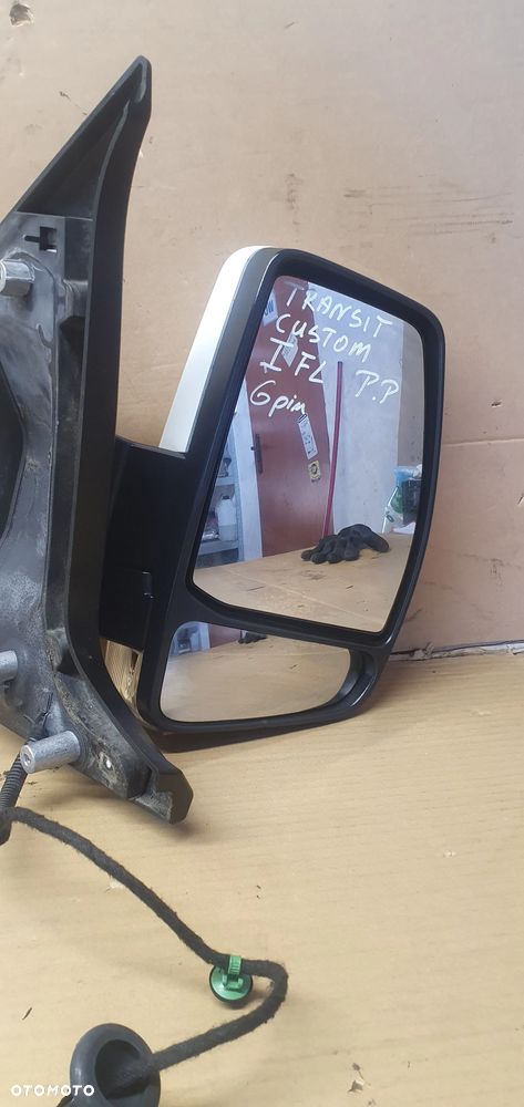 Lusterko zewnętrzne prawe elektryczne Ford Transit Custom MK8 Lift 6 PIN Europa - 8