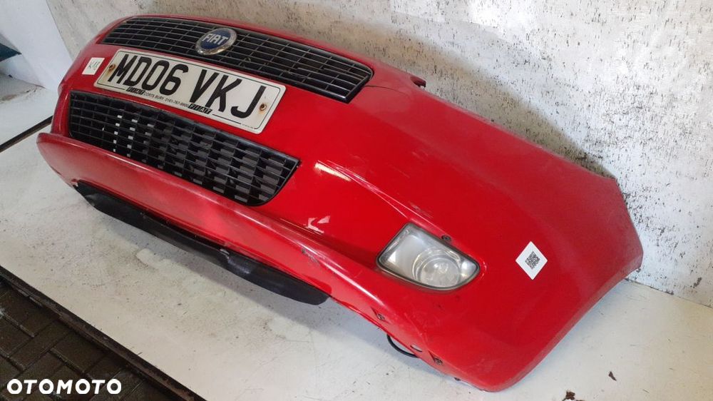 ^ ZDERZAK PRZÓD PRZEDNI DO FIAT GRANDE PUNTO HALOGENY 199/A CZERWONY - 3