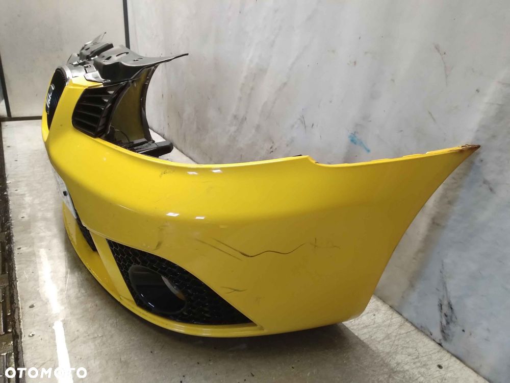 ^ ZDERZAK PRZÓD PRZEDNI SEAT IBIZA 3 III 6L LIFT FL LS1A ŻÓŁTY HALOGENY - 3