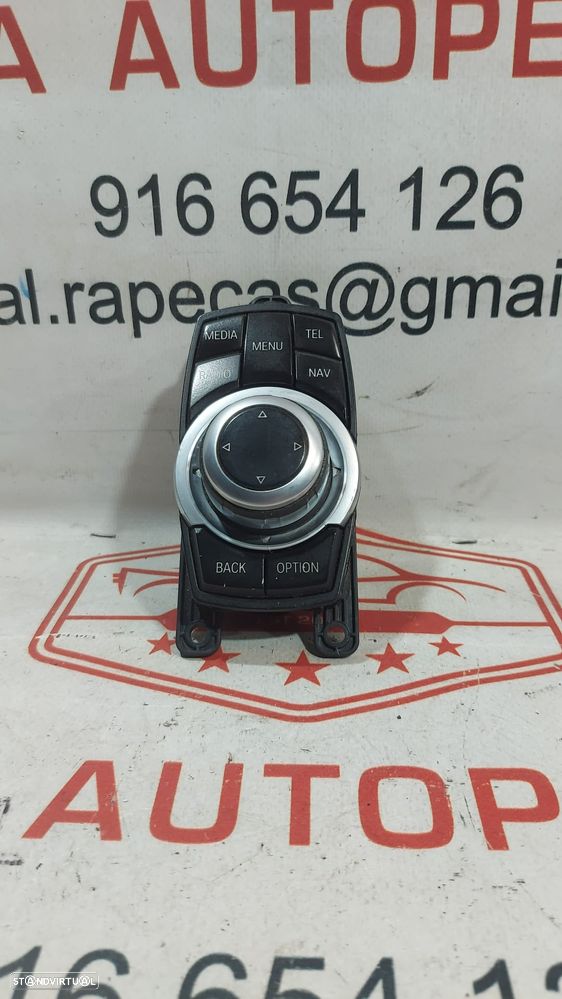 Comando Multifunções Joystick Idrive NAV Navegação Radio BMW F10 X3 6582926795501 Original - 1