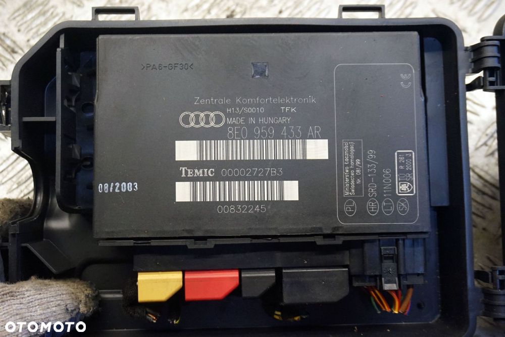 MODUŁ KOMFORTU A4 B6 8E0959433AR AUDI 2000-2006 - 1