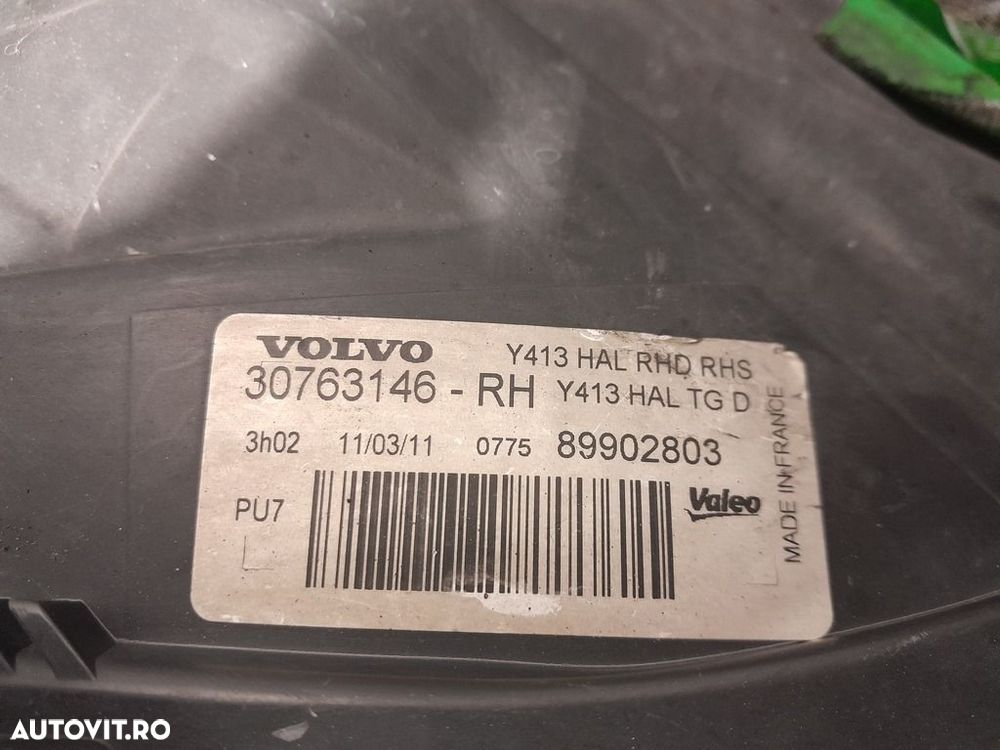 Far Dreapta Volvo XC60 2008 - 2013 SUV 4 Usi (1104) Fara xenon 30763146 - 4