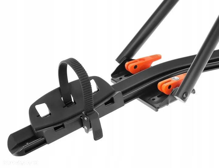 BAGAŻNIK ROWEROWY NA DACH AGURI ACUDA 3 UCHWYT ROWEROWY DACHOWY NA ROWER SREBRNY/CZARNY - 8