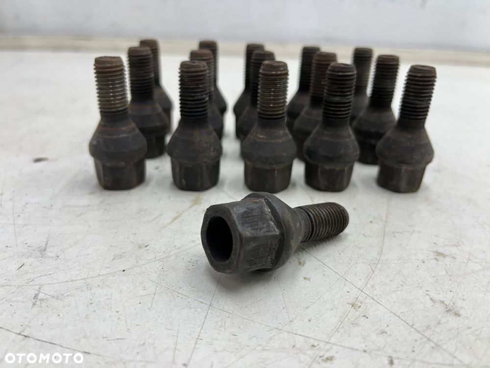 Śruby do felg alumiowych Renault Dacia M12x1,5 Stożkowe 23mm. całość 51mm. śruba do kół komplet 19 - 2
