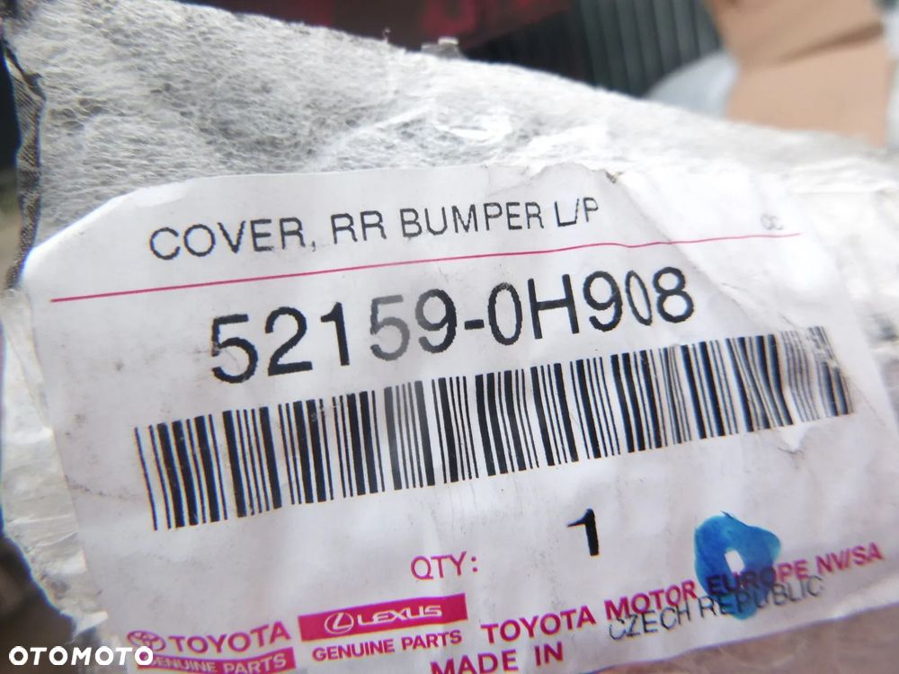 toyota aygo ii 2 zderzak tył nowy oryginał tylny - 2