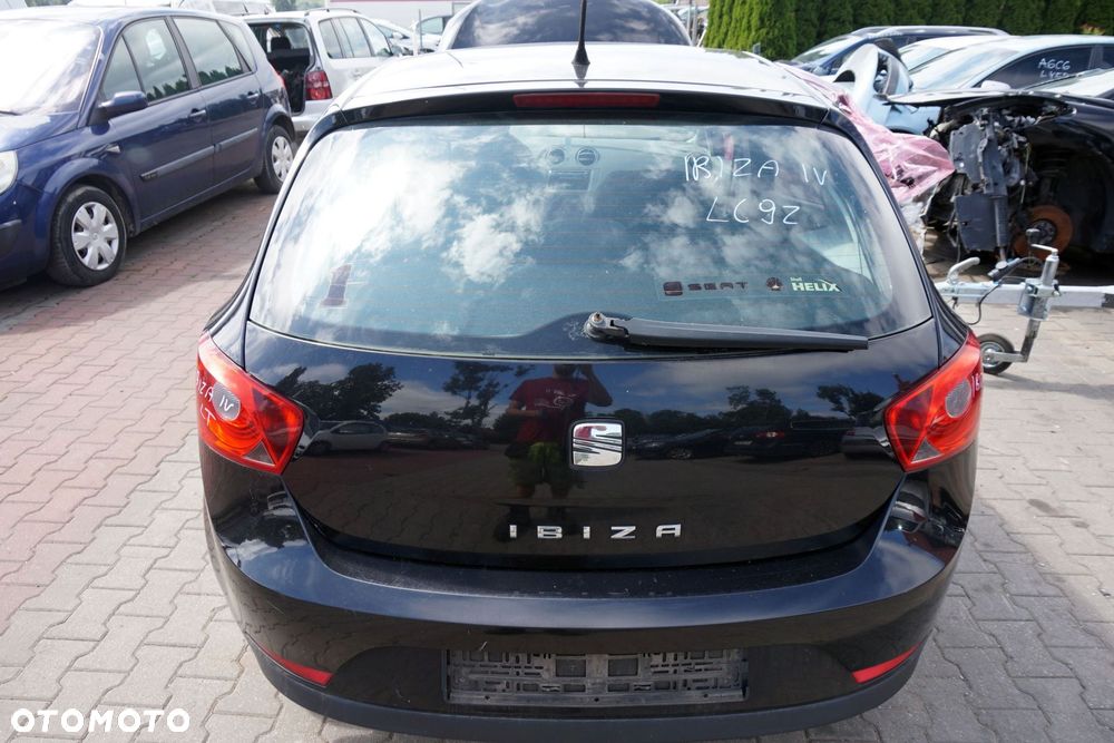 KLAPA BAGAŻNIKA TYLNA IBIZA IV 6J 5D HB LC9Z  CZARNY SEAT 2008-2012 - 1