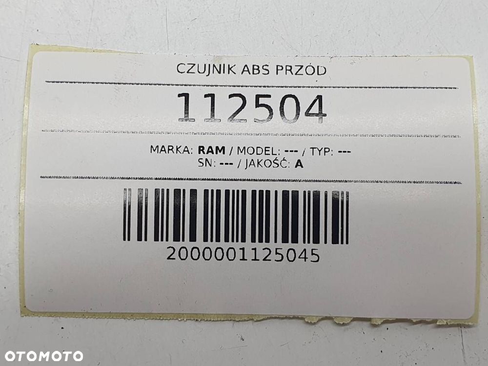 CZUJNIK ABS  PRZÓD RAM 1500 V 2020 2021 2023 - 6
