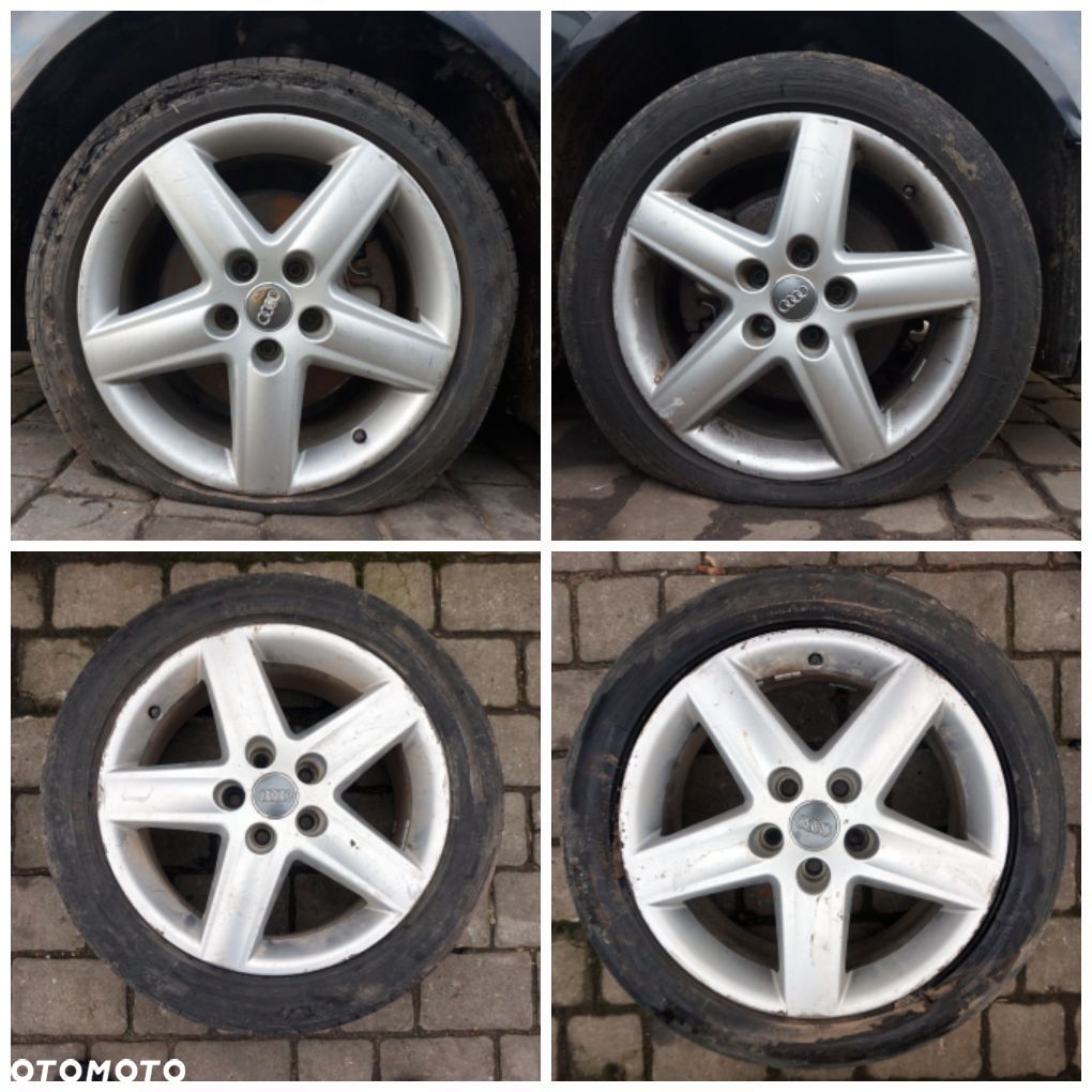 KOŁA FELGI ALUFELGI A6 C6 17 5X112 ET45 4F0601025AF Z17 17 5x112 17 5X112 ET45 AUDI 2004-2008 - 1