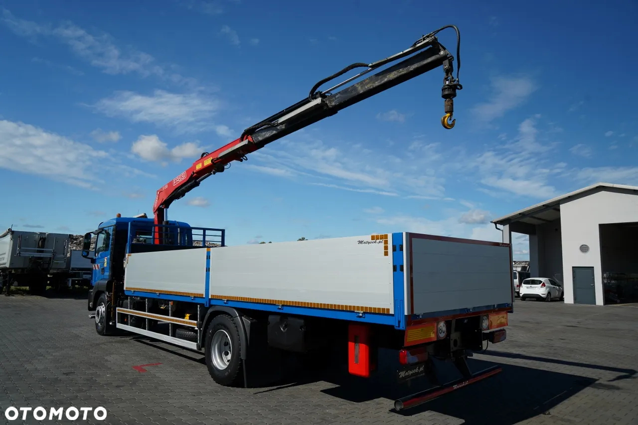 MAN TGS 18.320 / 4x2 / BURTOWY - 6,8 M + HDS FASSI F135 / wysów : 8 m / MOCNA PODŁOGA / STEROWANIE RADIOWE / ROTATOR / SPROWADZONY - 4