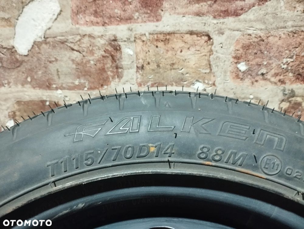 KOŁO DOJAZDOWE 115/70/D14 4x100 J14x4T 60.1mm NISSAN  MICRA K12 K13 - 4