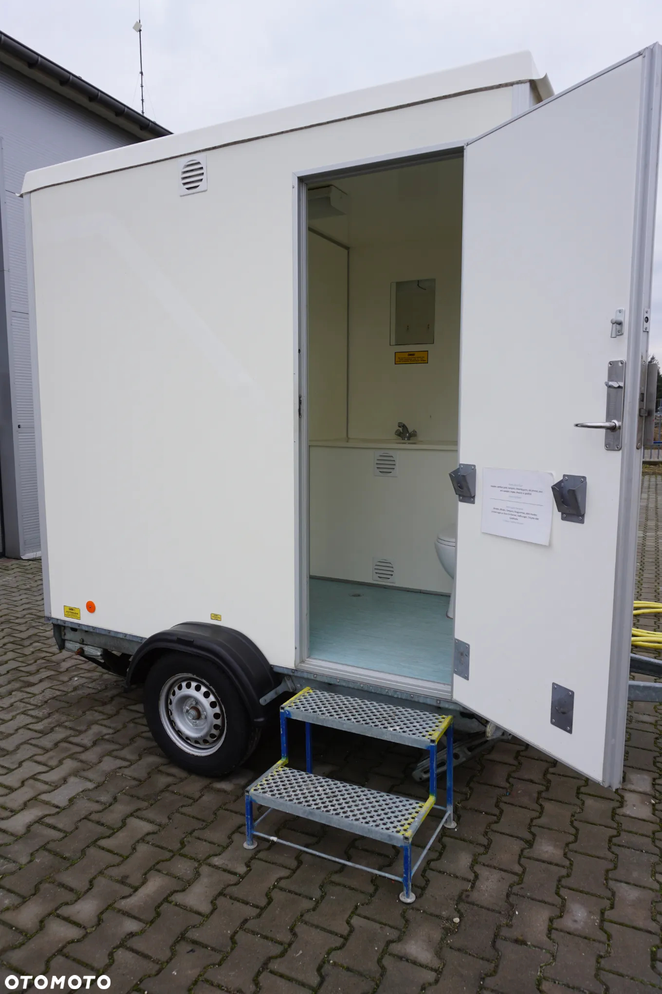 Inny Scanvogn 600 Przyczepa socjalna, toaleta mobilna 750kg - 5