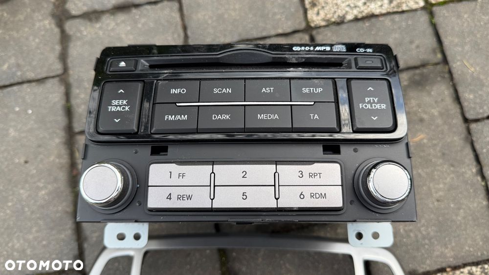 Radio + ramka hyundai i20 2008-2014 rds mp3 - 1