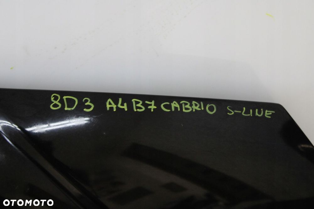 AUDI A4 B7 CABRIO 2006R- MASKA POKRYWA SILNIKA LY9B - KOD LAKIERU - 9