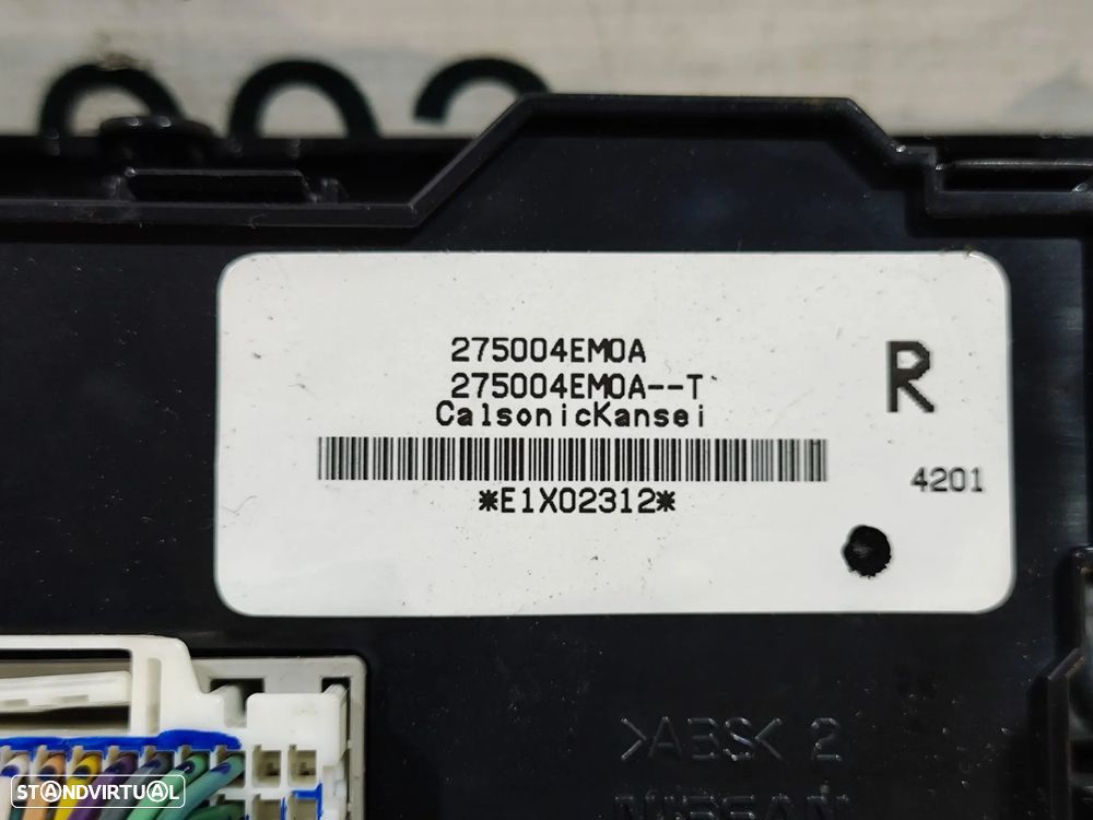 Climatronic Nissan Qashqai II J11 Display Sofagem Comandos Ar Condicionado AC - 7
