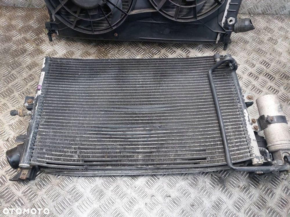 CHŁODNICE KOMPLET + WENTYLATORY SAAB 9-5 I 2.0 T 4541215 4575718 - 2