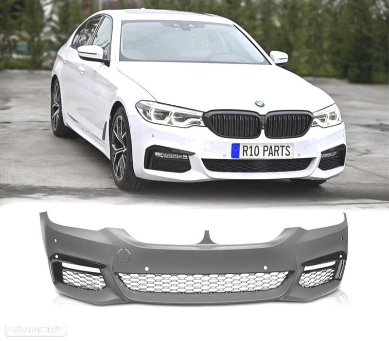 PARA-CHOQUES FRONTAL BMW G30 G31 17-20 LOOK M 6 PDC - 1