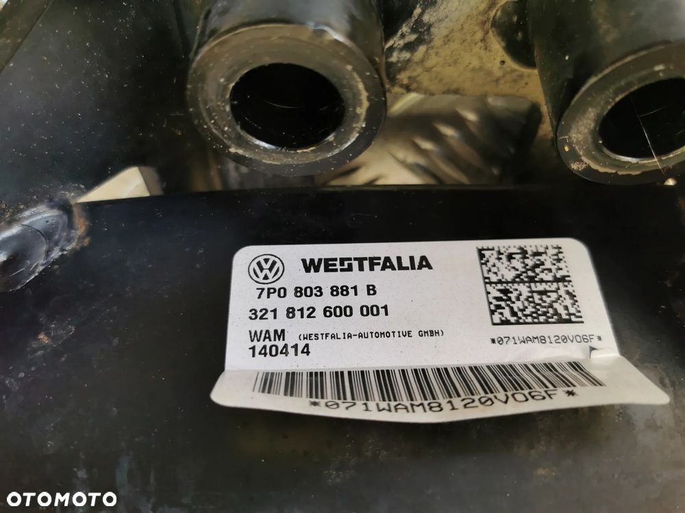 VW TOUAREG 7P 10-18R HAK HOLOWNICZY WESTFALIA BELKA 7P0803881B MODUL HAKA - 7
