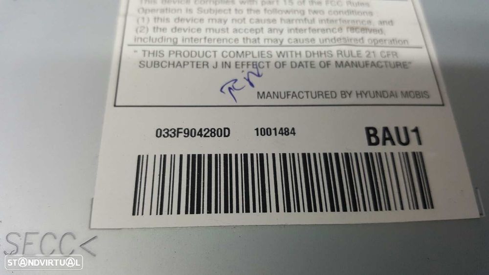 SISTEMA AUDIO / RADIO CD HYUNDAI I10 SLE - 5