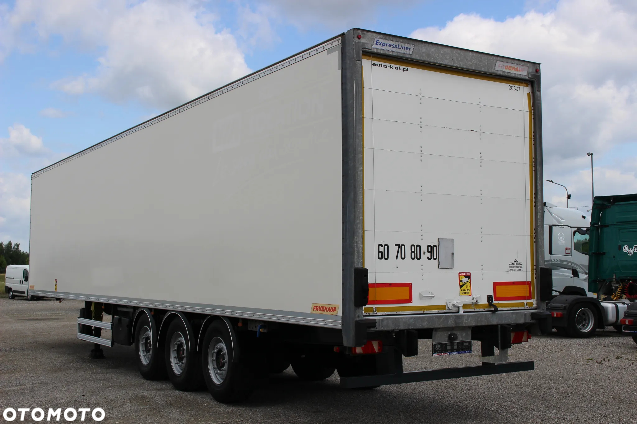Fruehauf KONTENER /OŚ PODNOSZONA/Doppelstock/ OSIE SAF/ *SERWIS FR*/IDEALNY STAN / - 2