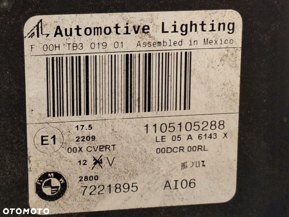 lampa przod  xenon skretny lewy   bmw x5 e70 lift lci  EUROPA demontaz - 8
