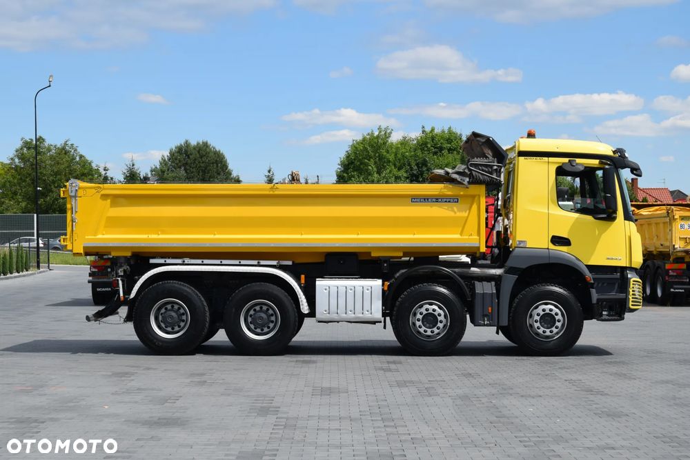 Mercedes-Benz AROCS 3243 / 8x4 / EURO 6 / WYWROTKA / MELLER KIPPER / HYDROBURTA / AUTOMAT / NOWE OPONY / NISKI PRZEBIEG / SERWISOWANY / SPROWADZONY - 4