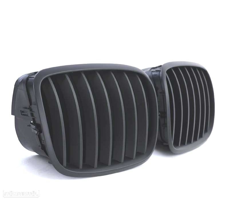 GRELHAS FRONTAIS BMW X5 E70 X6 07-14 PRETAS - 3