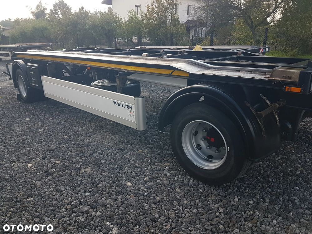 Wielton PS-2 PRZYCZEPA POD KONTENERY DO HAKOWCA 2-OSIE BLIŹNIAKI HUFFERMANN ZASŁAW SKIBICKI - 8
