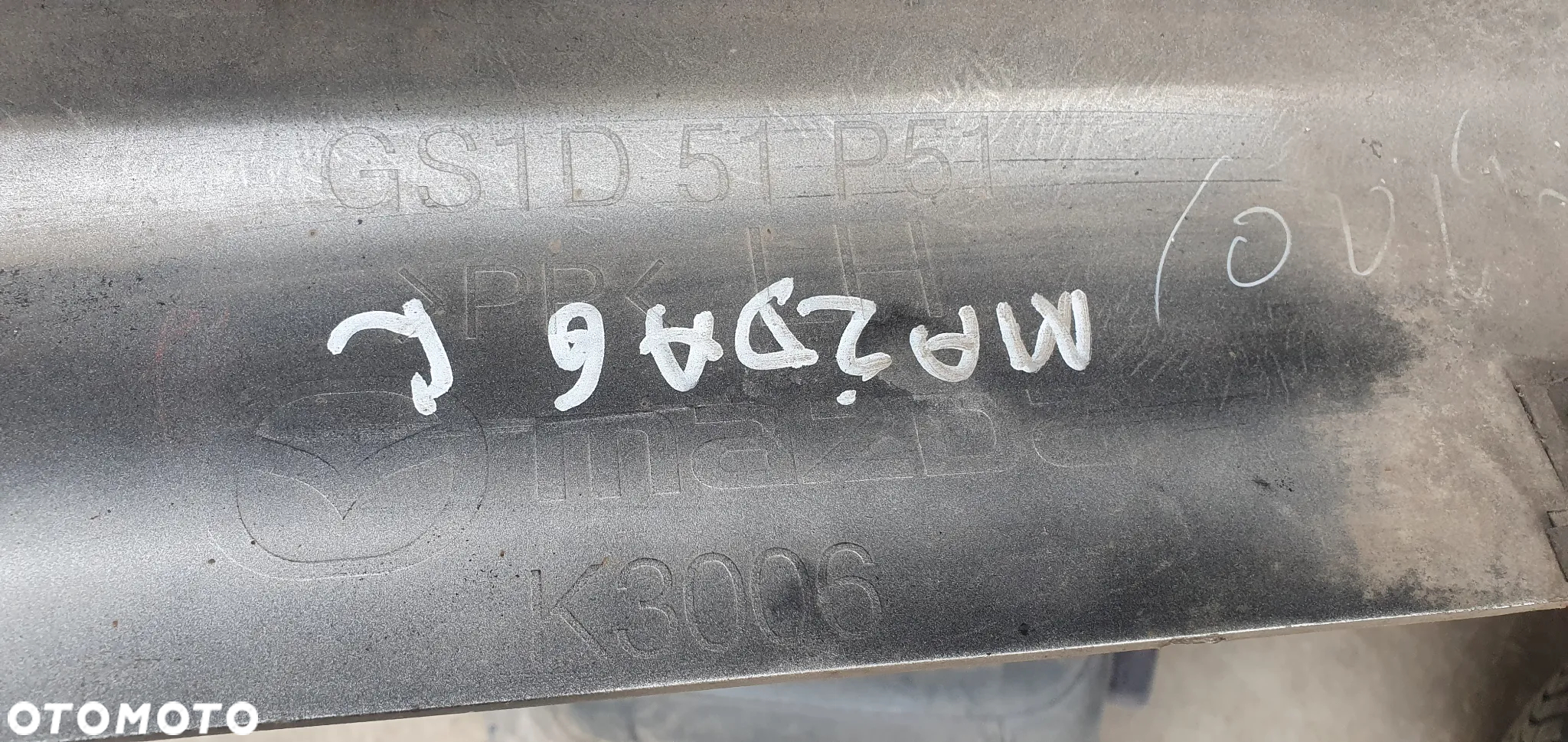Nakładka listwa osłona progu lewa Mazda 6 II GS1D-51-P51 - 6