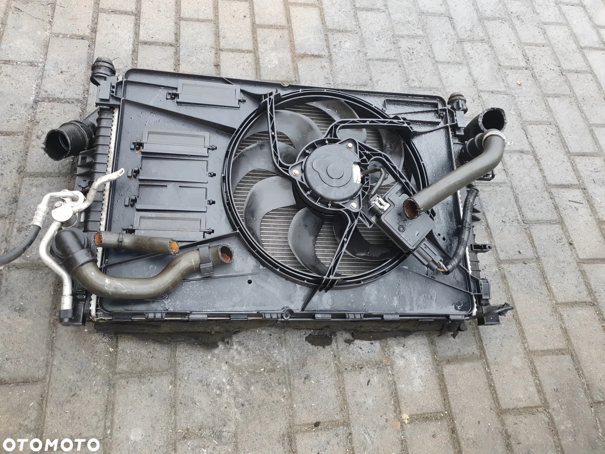 Ford Mondeo MK4 S-max Galaxy 1.6 1.8 2.0 TDCI chłodnica wody wentylator intercooler KOMPLET CHLODNIC - 4