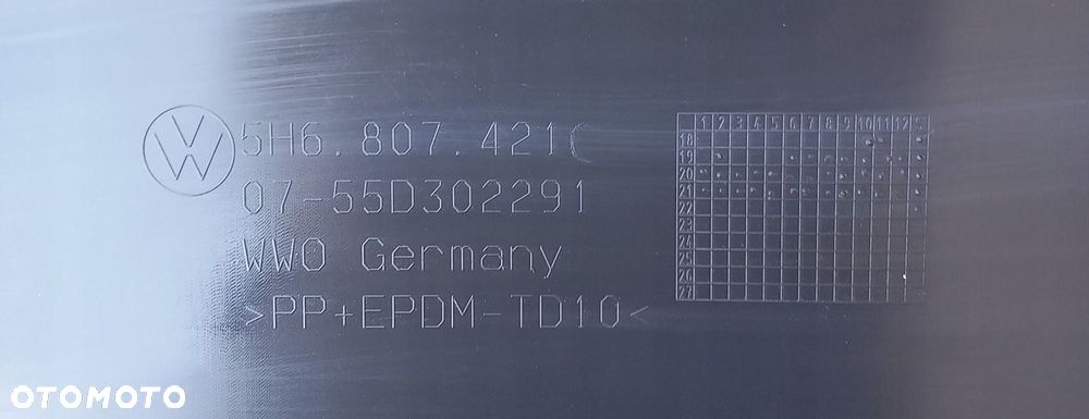 ZDERZAK TYLNY TYŁ VOLKSWAGEN GOLF VIII HB HATCHBACK 5H6807421C - 4