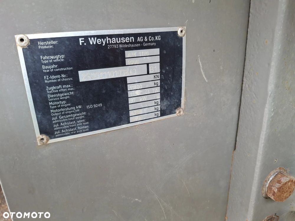 Atlas AW 1120 Walec Terenowo Drogowy 12 Ton Import Silnik Perkins 97 kw Dodatkowy Płaszcz Okołkowany - 9